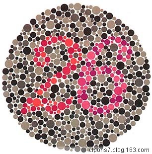 色盲色弱测试图 快来测试一下你是色盲不? 色盲 色弱