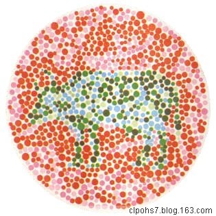 色盲色弱测试图 快来测试一下你是色盲不? 色盲 色弱