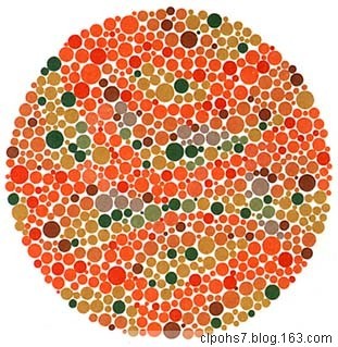 色盲色弱测试图 快来测试一下你是色盲不? 色盲 色弱