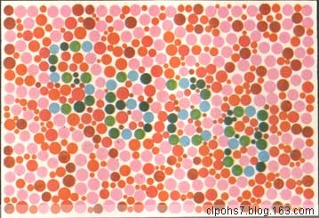 色盲色弱测试图 快来测试一下你是色盲不? 色盲 色弱