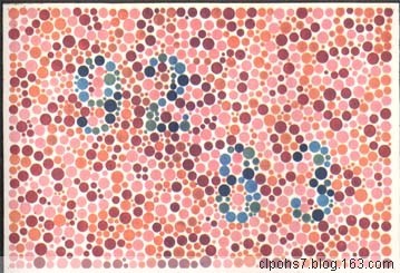 色盲色弱测试图 快来测试一下你是色盲不? 色盲 色弱