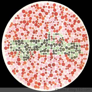 色盲色弱测试图 快来测试一下你是色盲不? 色盲 色弱