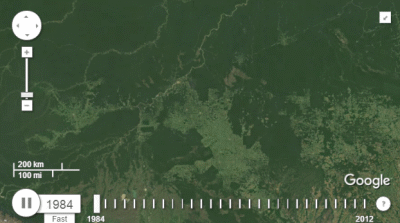 借助谷歌卫星地图观察世界30年来的巨大变迁 谷歌卫星地图