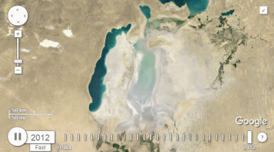 借助谷歌卫星地图观察世界30年来的巨大变迁 谷歌卫星地图