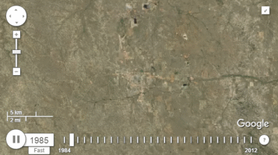 借助谷歌卫星地图观察世界30年来的巨大变迁 谷歌卫星地图