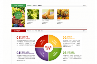 【织梦模板】农业绿色生态水果企业dede源码 - 壹忧舍