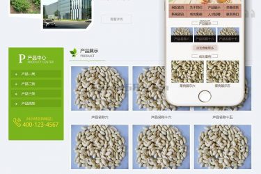 【织梦模板】绿色食品加工类织梦模板(带手机端) - 壹忧舍