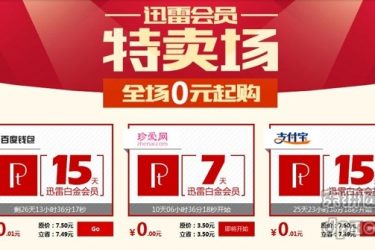 迅雷白金会员现在只需1分钱,手慢无。 - 壹忧舍