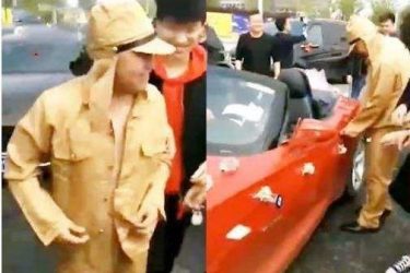 男子穿日本军服开豪车迎亲 这种智障行为究竟图个啥呀？ - 壹忧舍