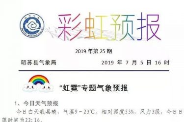 国内首家彩虹预报 彩虹也可以像天气预报一样提前预知了 - 壹忧舍