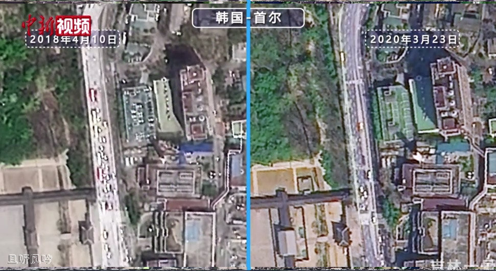 吉林一号拍下疫情前后的世界