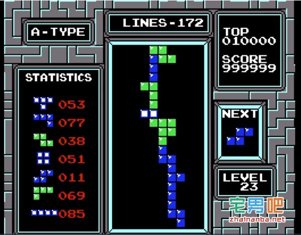 俄罗斯方块世界纪录最高分：999999分 通关后竟然是这个样子！ - 壹忧舍
