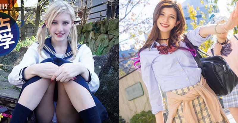 北欧天使or美日混血女子高校生作品封面及内容欣赏 - 壹忧舍